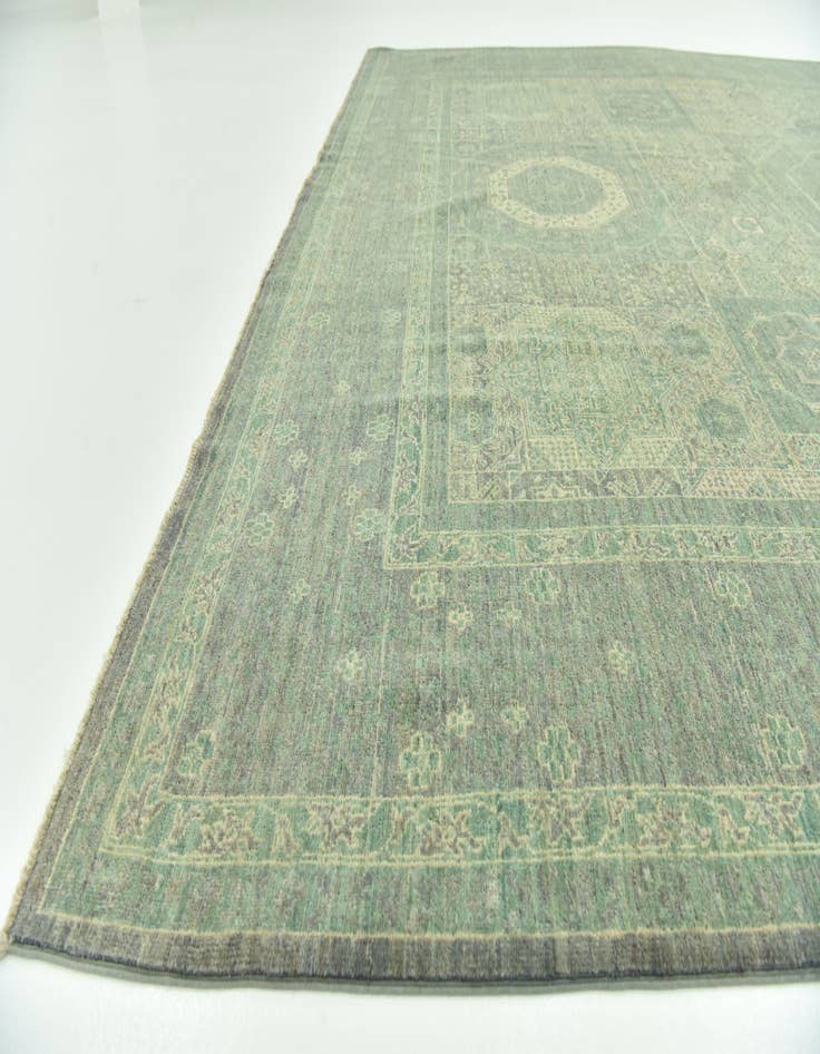 Detail image of  8' 10 x 12'  Hand Knotted Mamluk Ziegler Rug