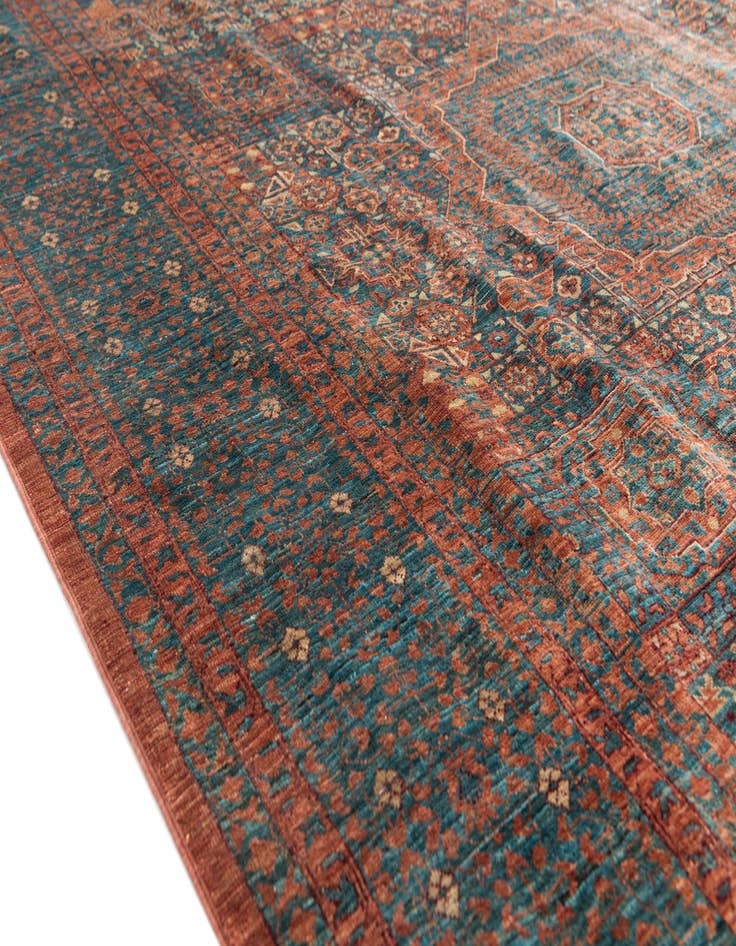 Detail image of  7' x 9' 7  Hand Knotted Mamluk Ziegler Oriental Rug