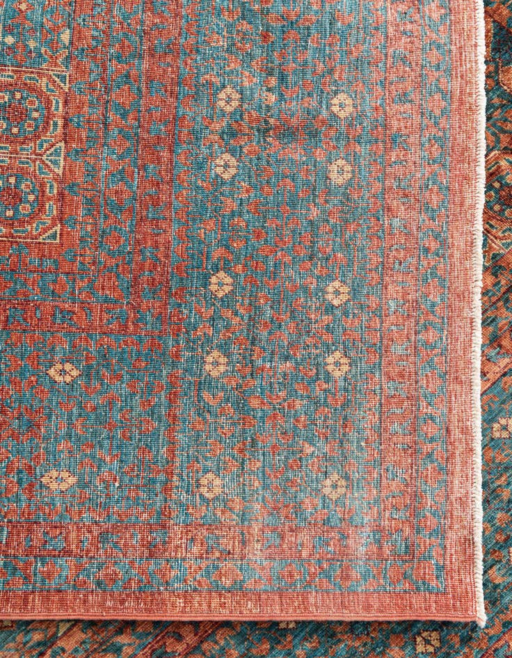 Detail image of  7' x 9' 7  Hand Knotted Mamluk Ziegler Oriental Rug