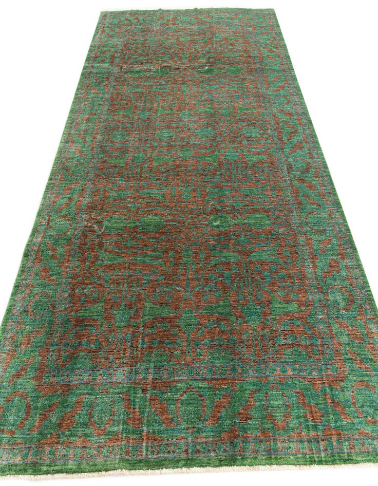 Detail image of  6' 8 x 9' 8  Hand Knotted Mamluk Ziegler Oriental Rug