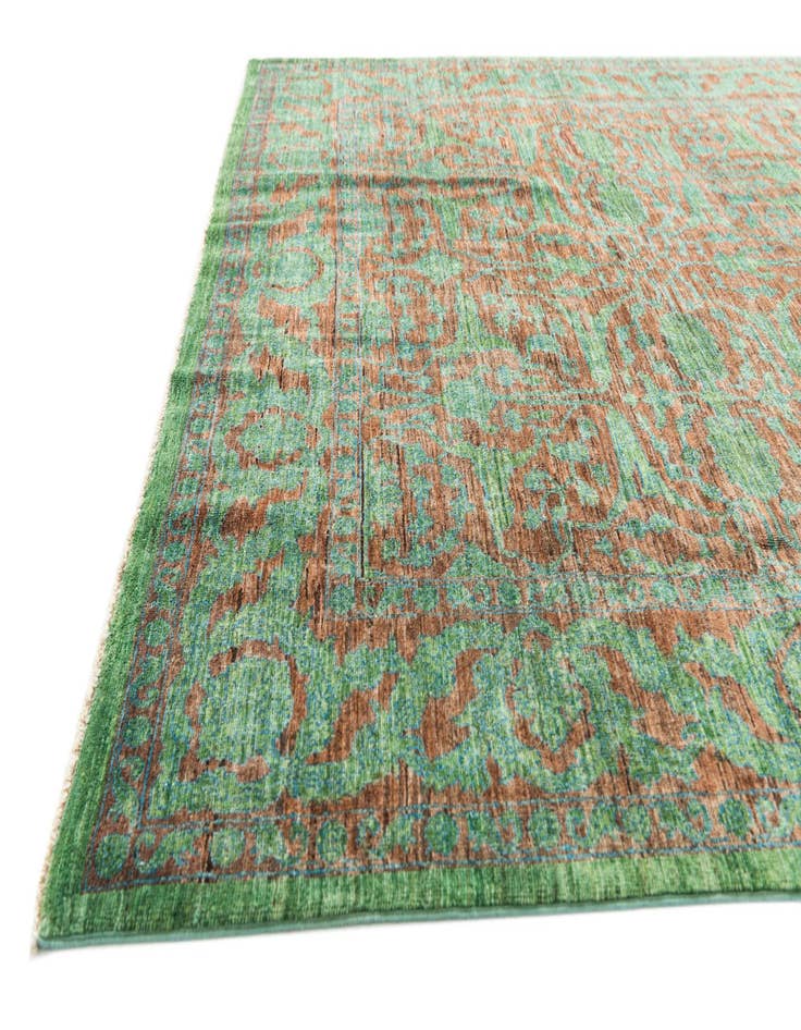 Detail image of  6' 8 x 9' 8  Hand Knotted Mamluk Ziegler Oriental Rug