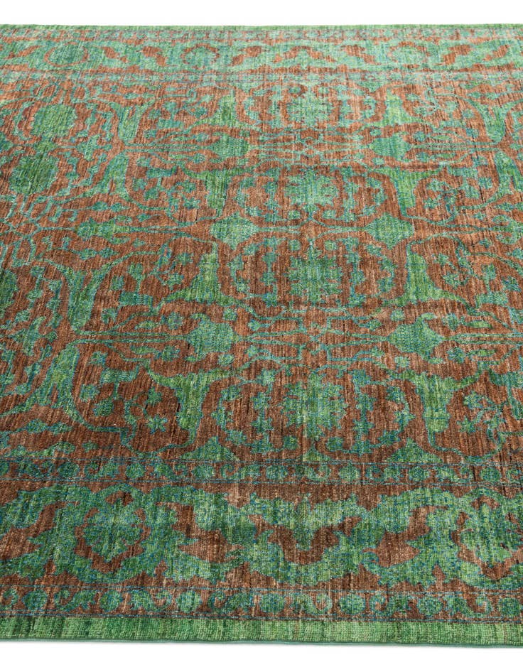 Detail image of  6' 8 x 9' 8  Hand Knotted Mamluk Ziegler Oriental Rug