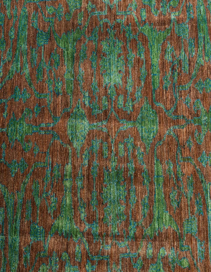 Detail image of  6' 8 x 9' 8  Hand Knotted Mamluk Ziegler Oriental Rug