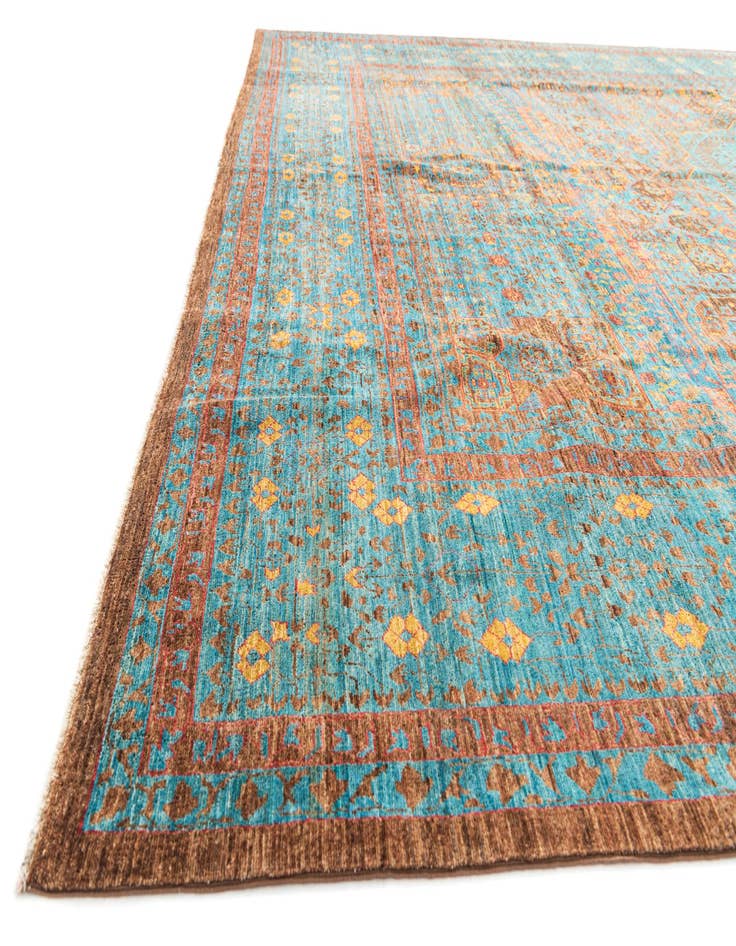 Detail image of  9' 10 x 13' 6  Hand Knotted Mamluk Ziegler Oriental Rug