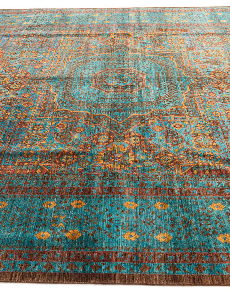 Detail image of  9' 10 x 13' 6  Hand Knotted Mamluk Ziegler Oriental Rug