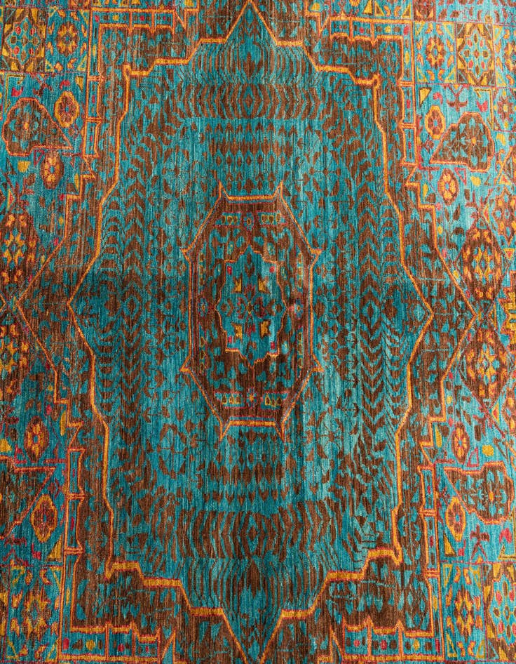 Detail image of  9' 10 x 13' 6  Hand Knotted Mamluk Ziegler Oriental Rug