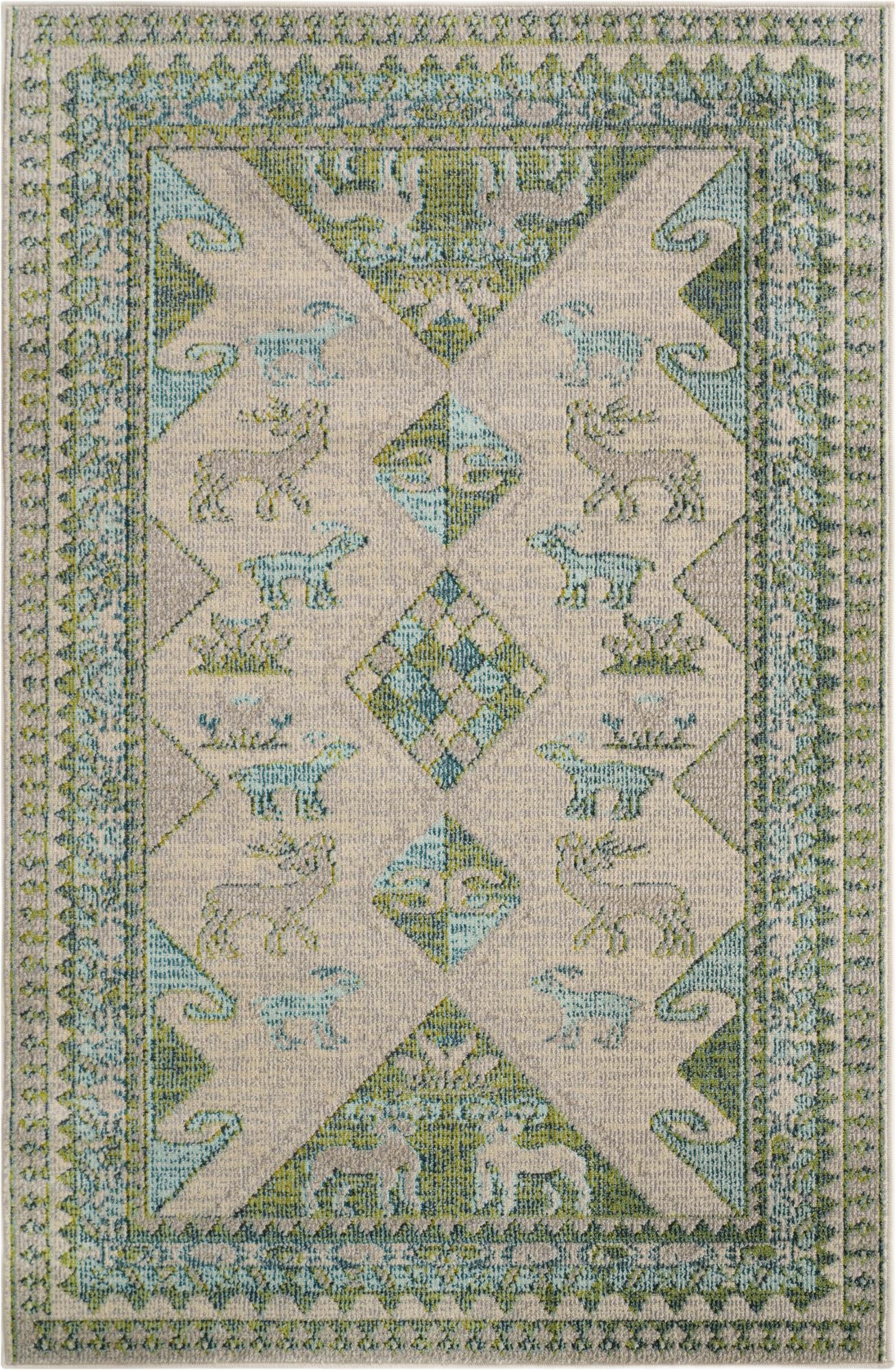 Primary image  4' x 6'  Washable Mesa Rug