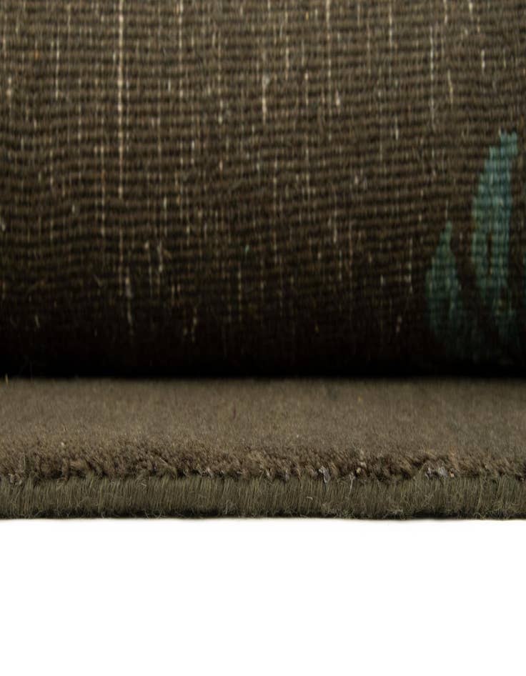 Detail image of 7' 10 x 9' 6 Hand Knotted Modern Manshu Wool Rug