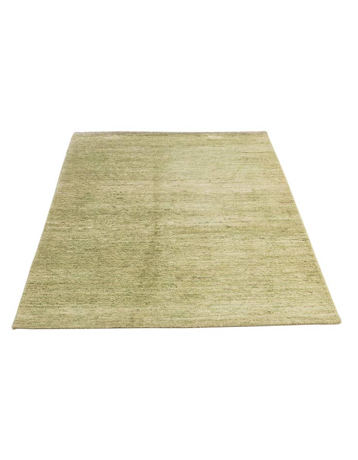 Detail image of  4' 6 x 6' 4  Hand Knotted Moroccan Wool Rug