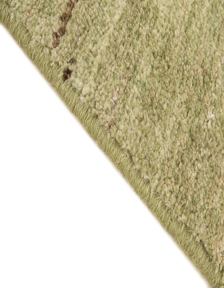 Detail image of  4' 6 x 6' 4  Hand Knotted Moroccan Wool Rug