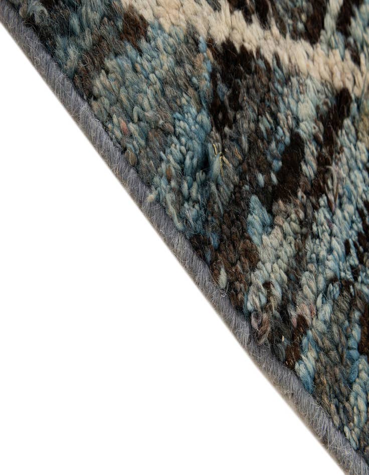 Detail image of  8' 1 x 9' 11  Hand Knotted Moroccan Wool Rug
