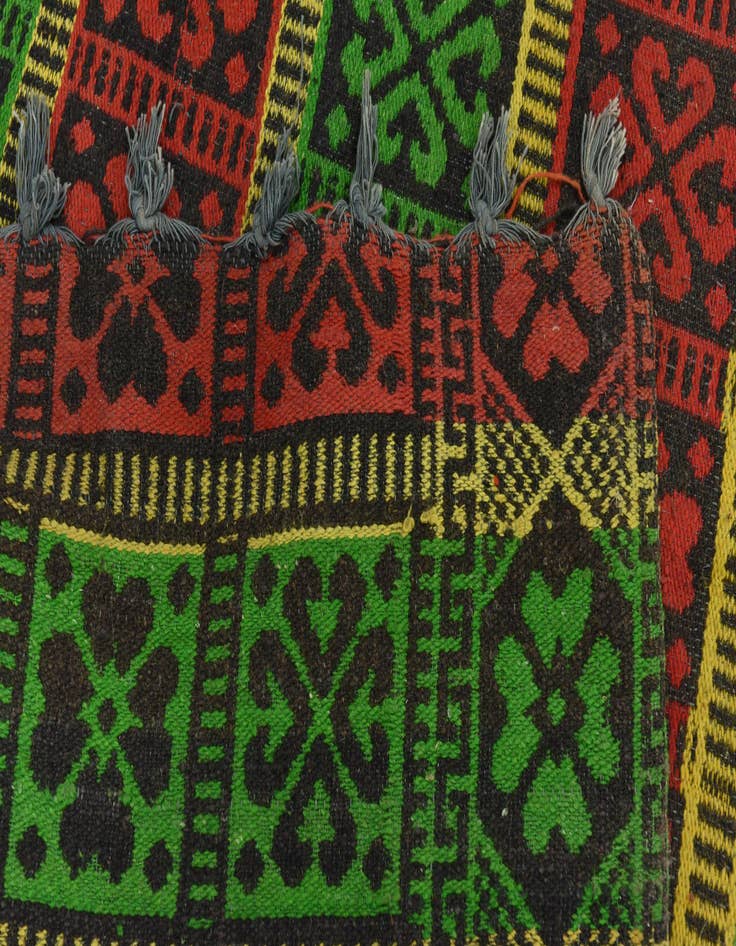 Detail image of  5' 5 x 8' 2  Hand Woven Moroccan Wool Rug