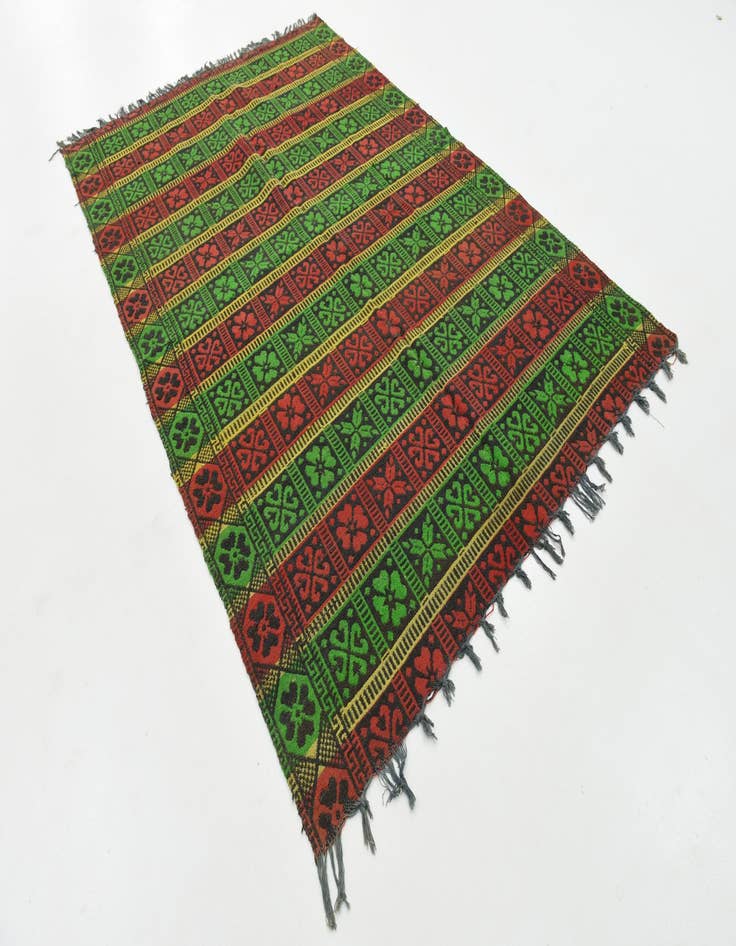 Detail image of  5' 5 x 8' 2  Hand Woven Moroccan Wool Rug