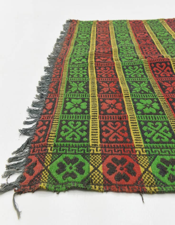 Detail image of  5' 5 x 8' 2  Hand Woven Moroccan Wool Rug