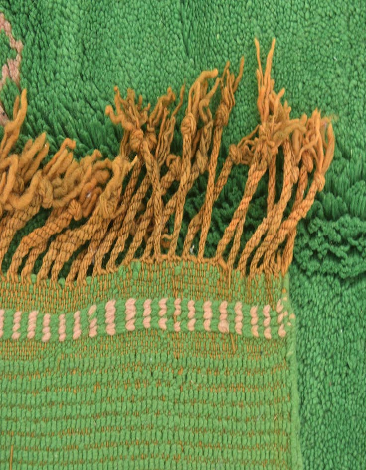 Detail image of  6' x 8' 2  Hand Knotted Moroccan Wool Rug