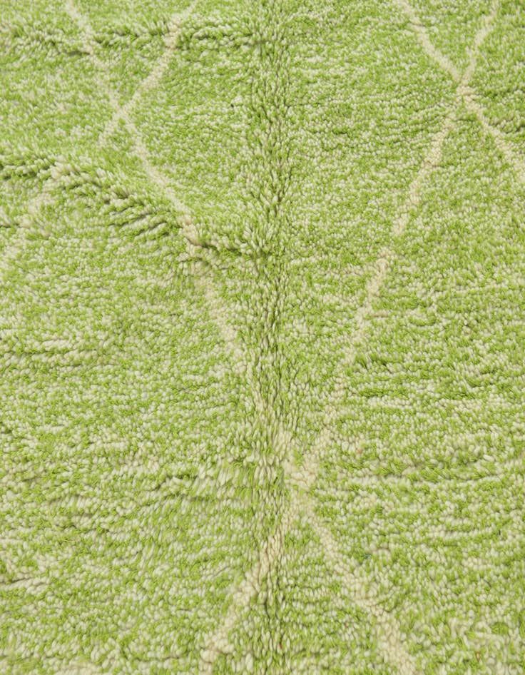 Detail image of  4' 8 x 8'  Hand Knotted Moroccan Wool Rug