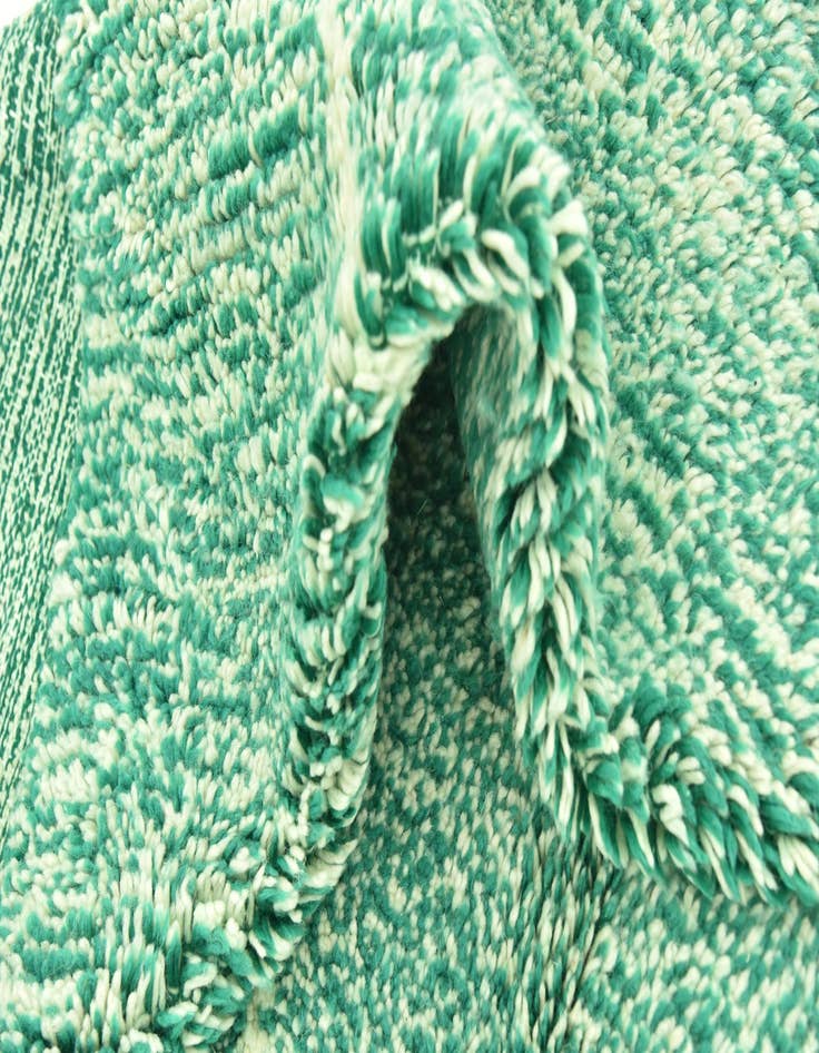 Detail image of  6' 8 x 9' 1  Hand Knotted Moroccan Wool Rug