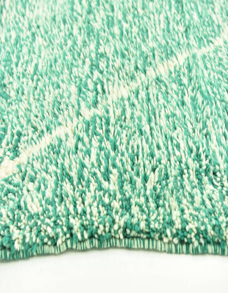 Detail image of  6' 8 x 9' 1  Hand Knotted Moroccan Wool Rug