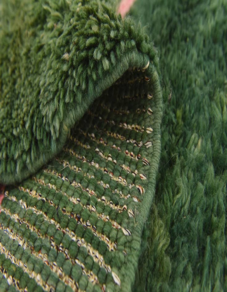 Detail image of  6' 5 x 10' 2  Hand Knotted Moroccan Wool Rug