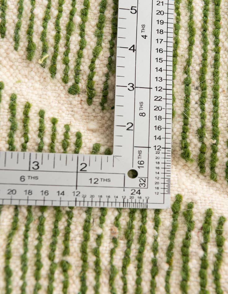 Detail image of  6' 10 x 10' 2  Hand Knotted Moroccan Wool Rug