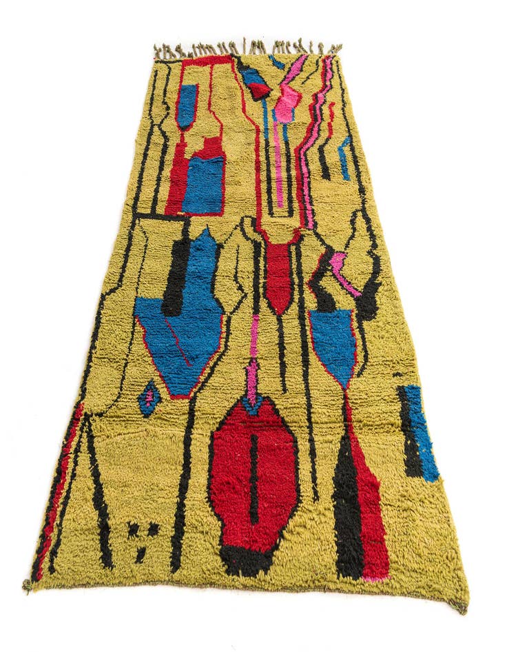 Detail image of  5' x 8' 6  Hand Knotted Moroccan Wool Rug