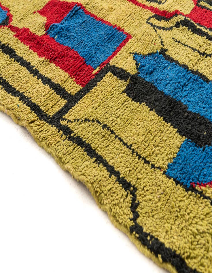 Detail image of  5' x 8' 6  Hand Knotted Moroccan Wool Rug