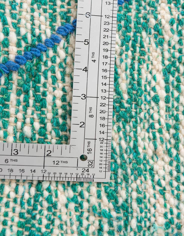 Detail image of  6' 5 x 9' 6  Hand Knotted Moroccan Wool Rug