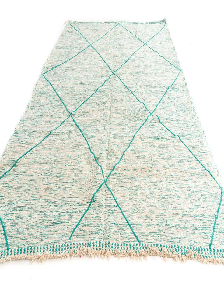 Detail image of  8' 10 x 12' 9  Hand Knotted Moroccan Wool Rug