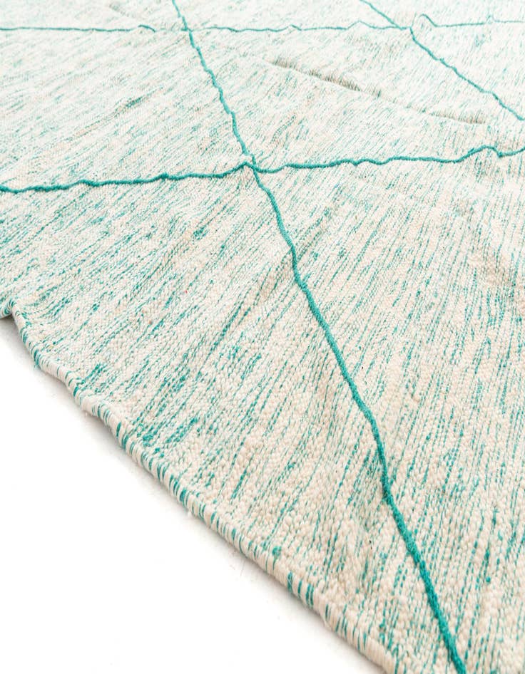 Detail image of  8' 10 x 12' 9  Hand Knotted Moroccan Wool Rug