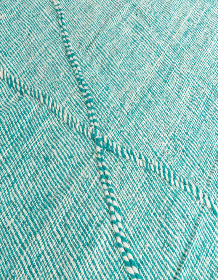 Detail image of  6' 3 x 10' 9  Hand Knotted Moroccan Wool Rug