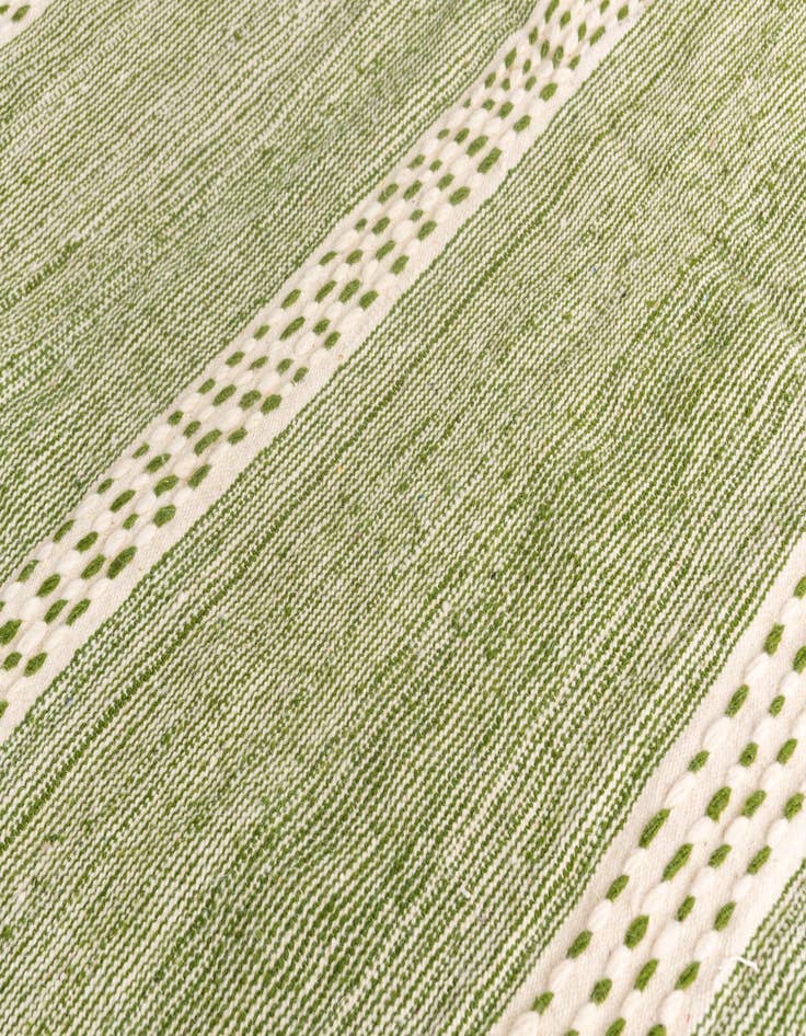 Detail image of  6' 6 x 10'  Hand Knotted Moroccan Wool Rug