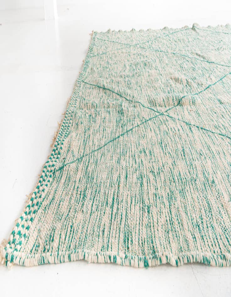 Detail image of  9' 4 x 12' 7  Hand Knotted Moroccan Wool Rug