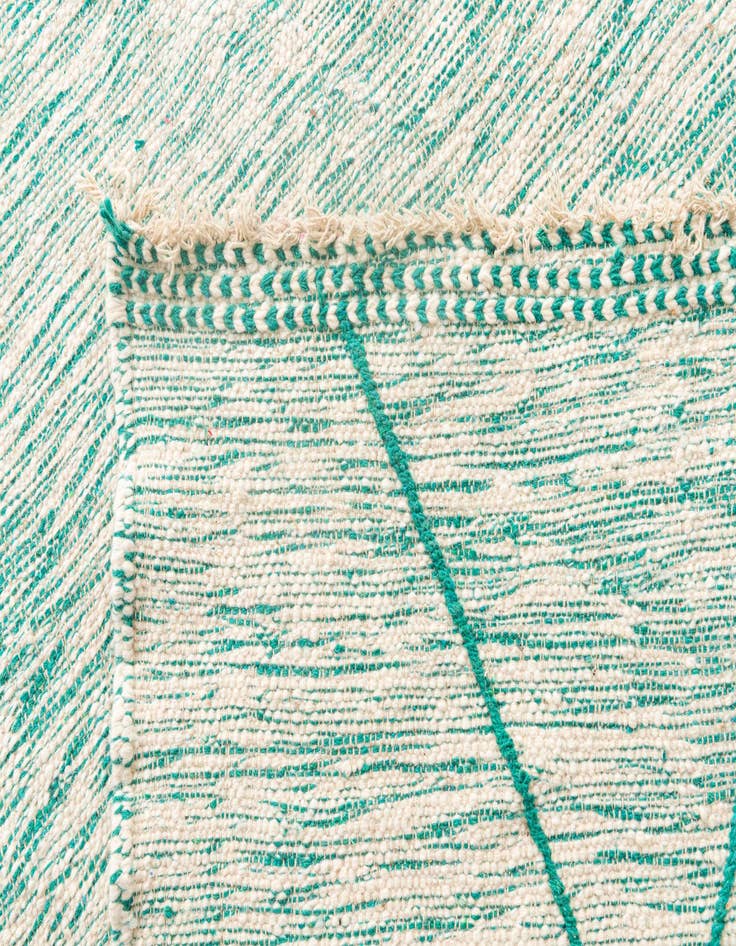 Detail image of  9' 4 x 12' 7  Hand Knotted Moroccan Wool Rug