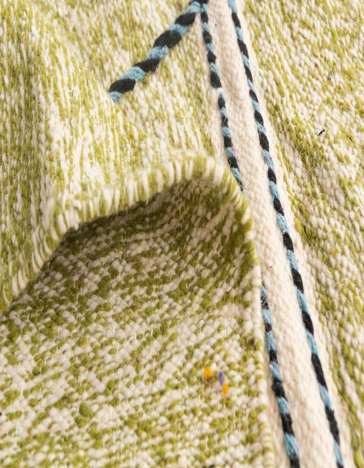 Detail image of  6' 5 x 10' 2  Hand Knotted Moroccan Wool Rug