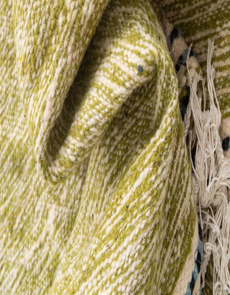 Detail image of  6' 5 x 10' 2  Hand Knotted Moroccan Wool Rug