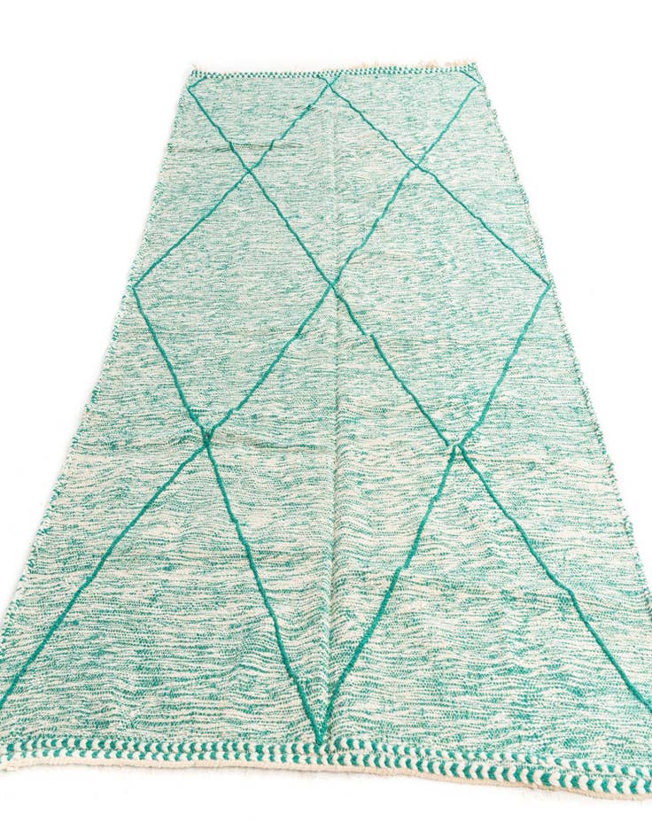 Detail image of  6' 6 x 9' 7  Hand Knotted Moroccan Wool Rug