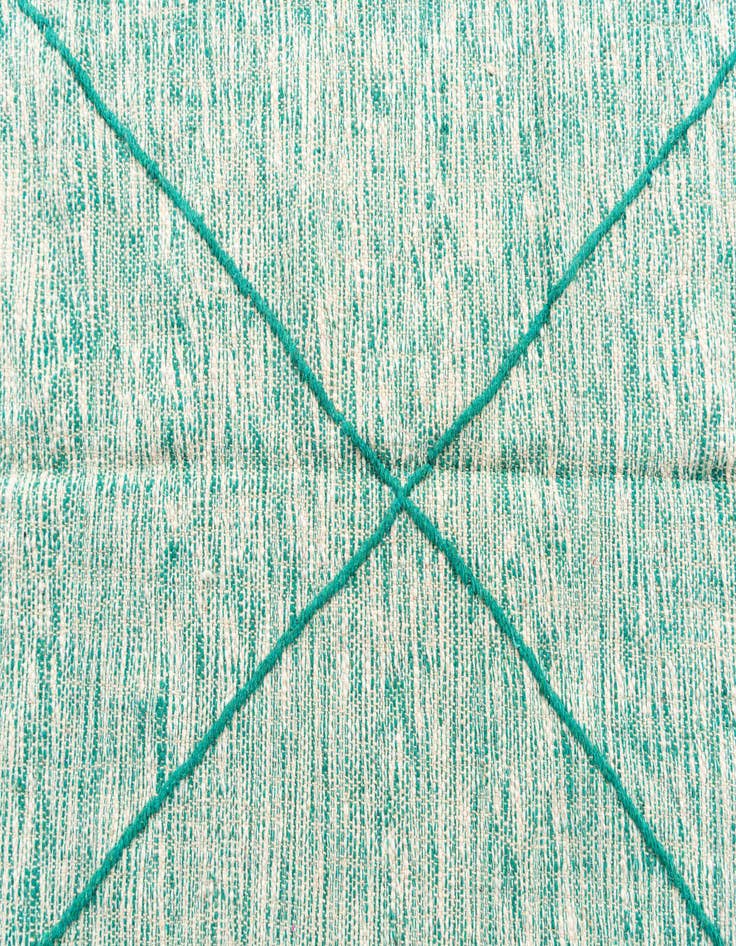 Detail image of  6' 6 x 9' 7  Hand Knotted Moroccan Wool Rug