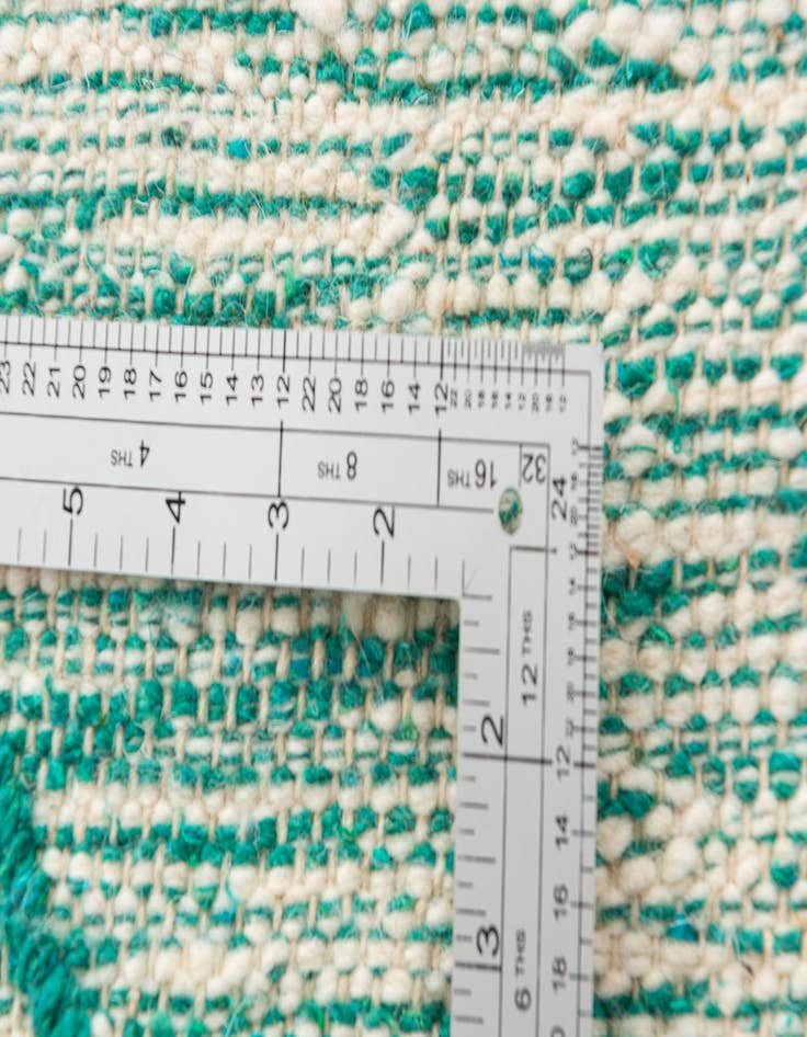 Detail image of  6' 4 x 9' 10  Hand Knotted Moroccan Wool Rug