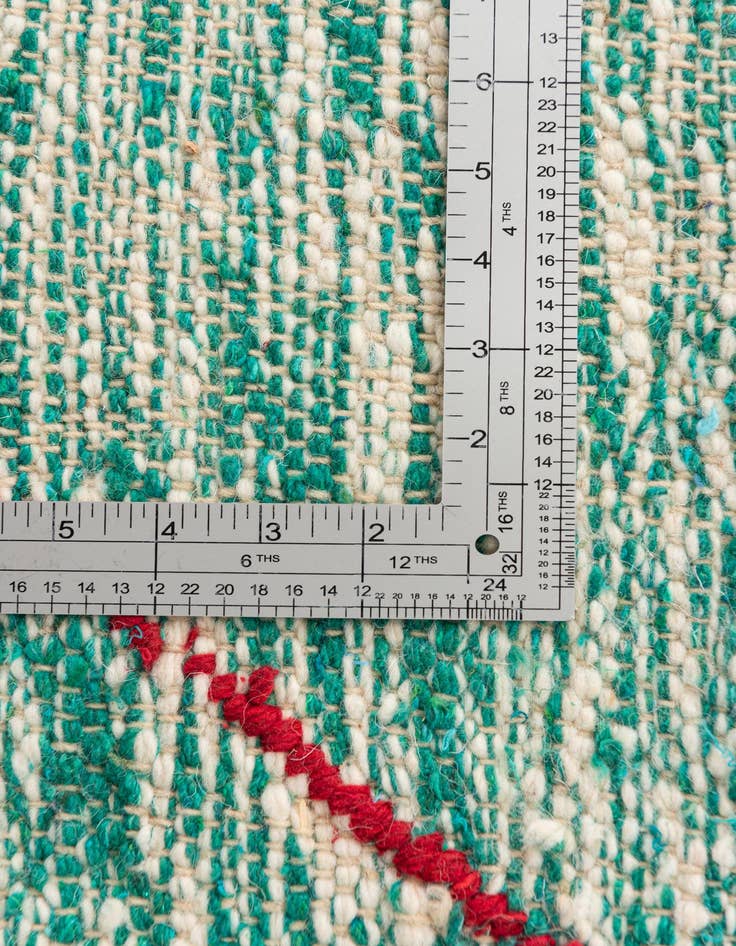 Detail image of  6' 6 x 9' 6  Hand Knotted Moroccan Wool Rug