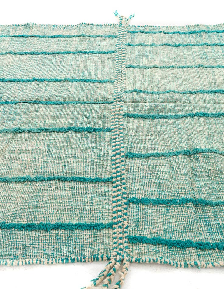 Detail image of  6' 6 x 9' 7  Hand Knotted Moroccan Wool Rug