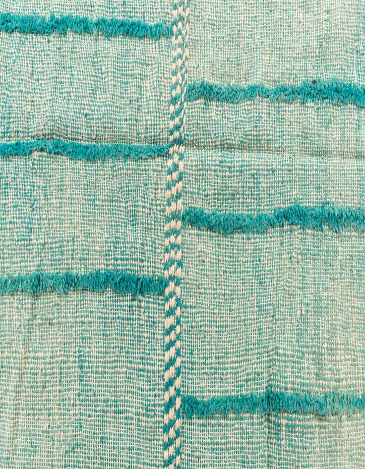 Detail image of  6' 6 x 9' 7  Hand Knotted Moroccan Wool Rug