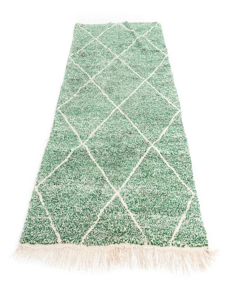 Detail image of  5' 2 x 8' 7  Hand Knotted Moroccan Wool Rug