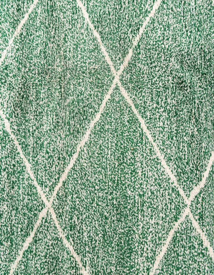 Detail image of  5' 2 x 8' 7  Hand Knotted Moroccan Wool Rug