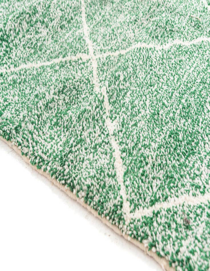 Detail image of  5' 2 x 8' 7  Hand Knotted Moroccan Wool Rug