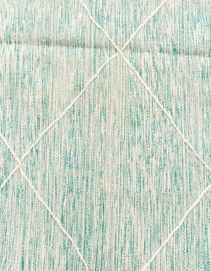 Detail image of  5' x 8'  Hand Knotted Moroccan Wool Rug