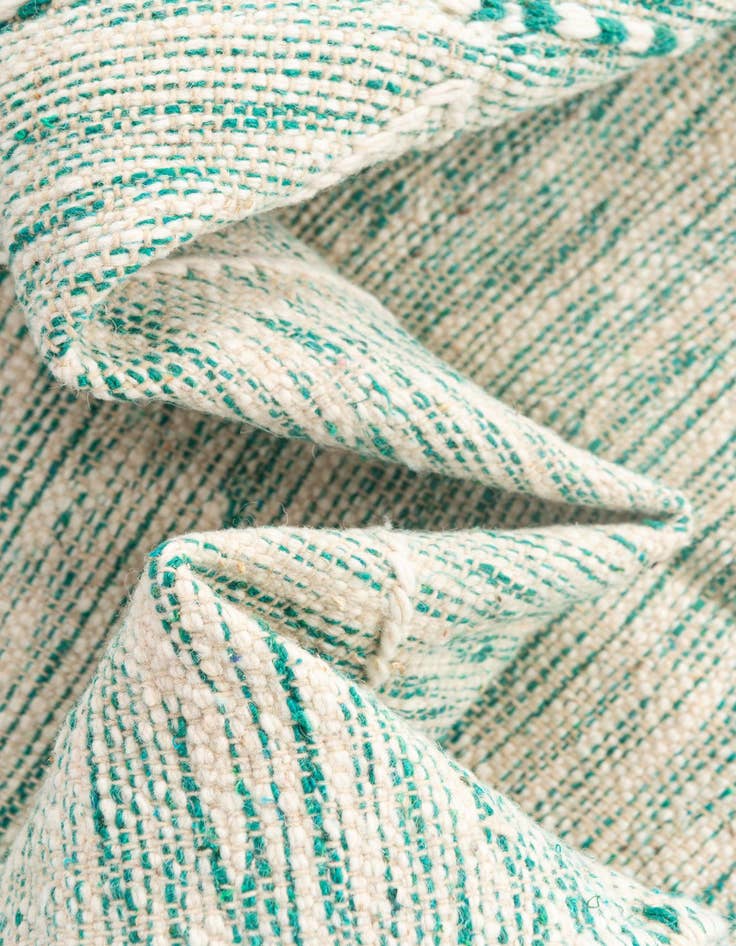 Detail image of  5' x 8'  Hand Knotted Moroccan Wool Rug