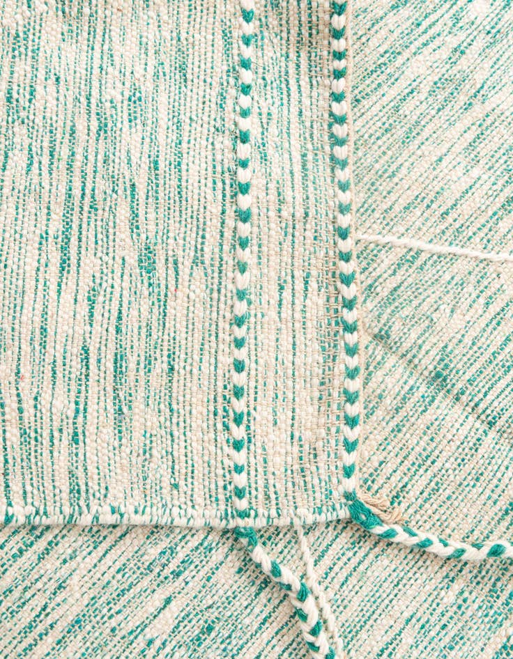 Detail image of  5' x 8'  Hand Knotted Moroccan Wool Rug