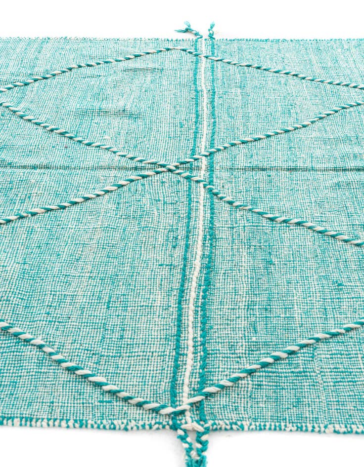 Detail image of  6' 5 x 10'  Hand Knotted Moroccan Wool Rug