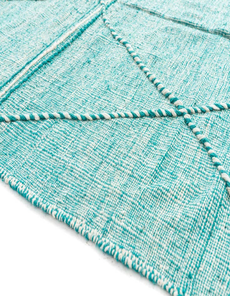 Detail image of  6' 5 x 10'  Hand Knotted Moroccan Wool Rug