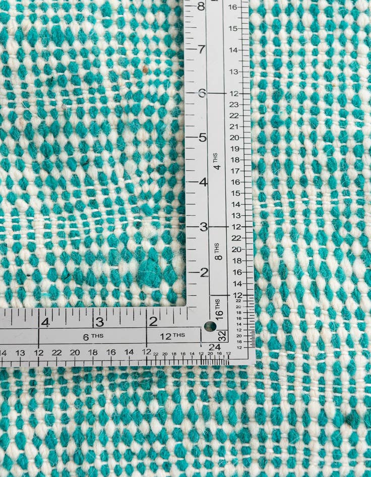 Detail image of  6' 5 x 10'  Hand Knotted Moroccan Wool Rug